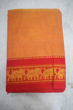Narayanpet Jari Elephant Cotton Suit Set image 2