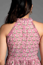 Rose Garden Tiered Sanganeri Dress image 2