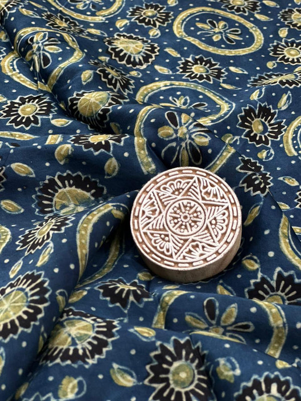 Ajrakh Modal Running Fabric image 0