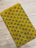 Ajrakh Blockprint Natural Running Fabrics image 1