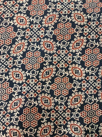 Ajrakh Veg Print Running Fabrics image 2