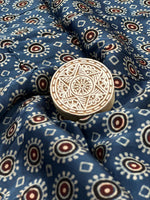 Ajrakh Modal Running Fabric image 1