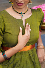 Kavya – Narayanpet Cotton Aline Dress image 2