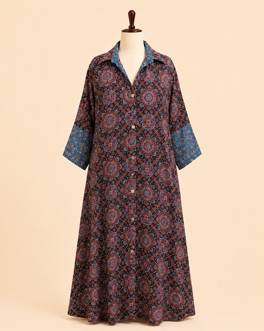 Modal Silk Shirt Kaftan