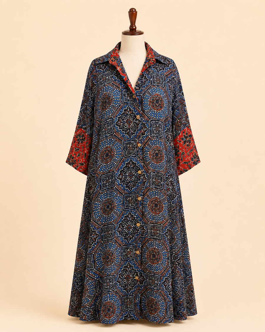 Modal Silk Shirt Kaftan