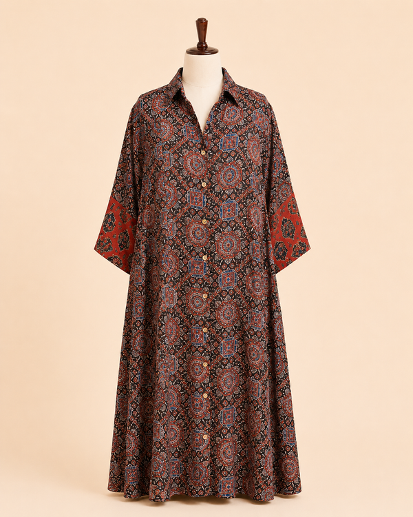 Modal Silk Shirt Kaftan