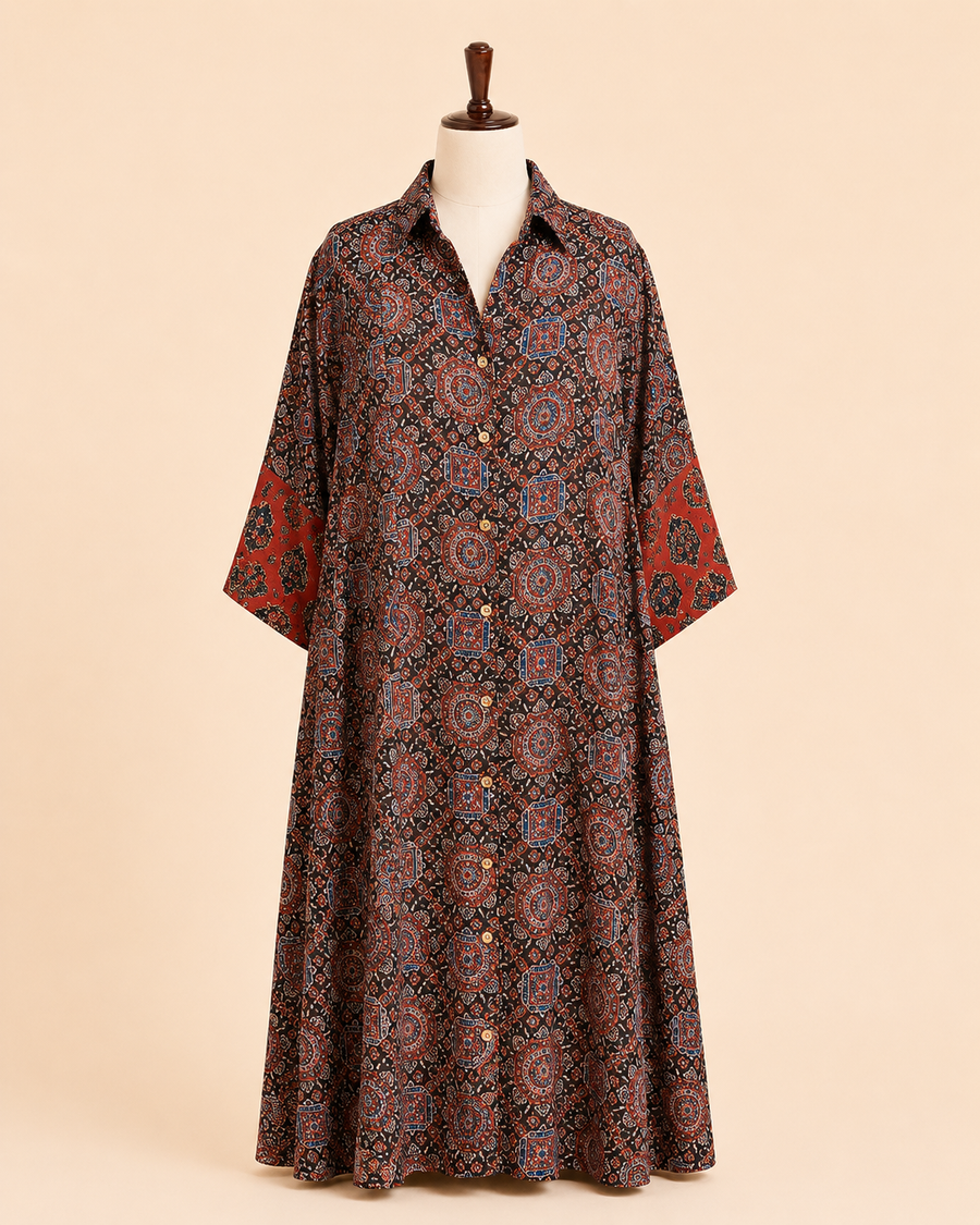 Modal Silk Shirt Kaftan