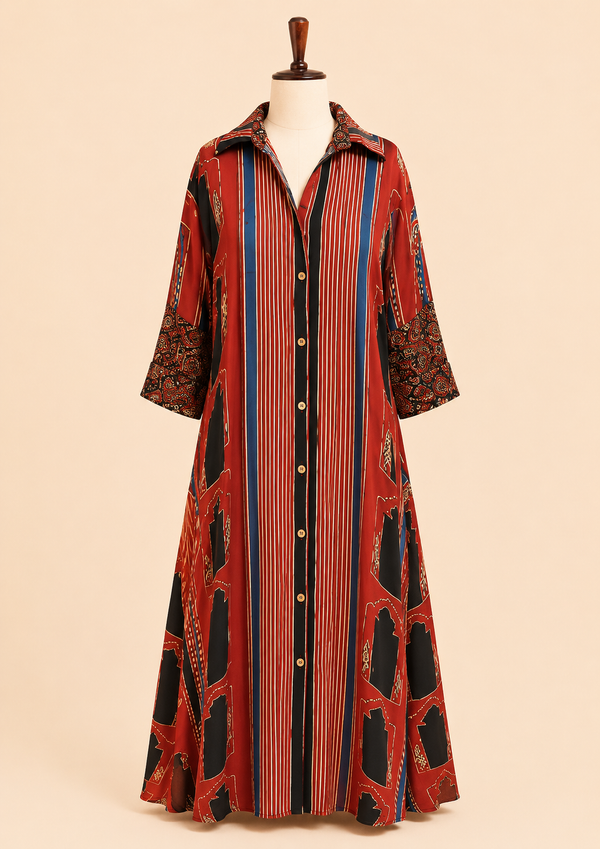 Modal Silk Shirt Kaftan