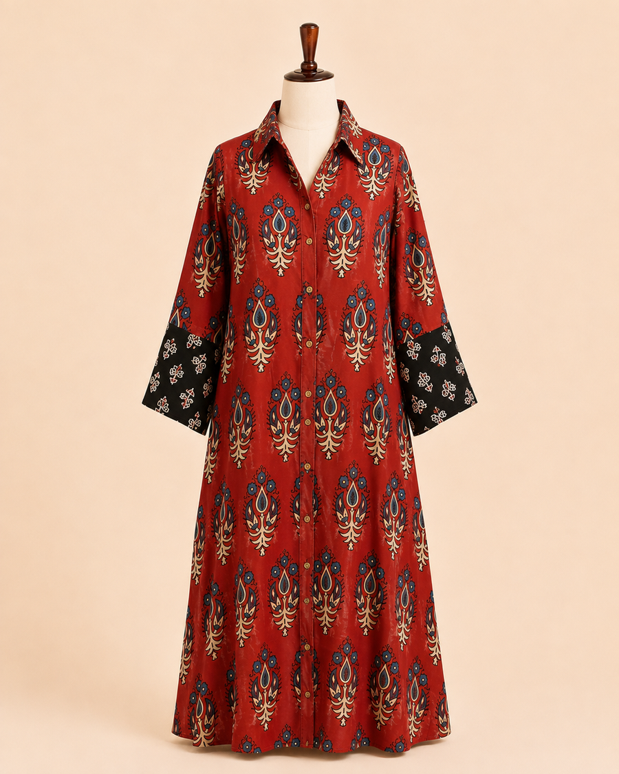 Modal Silk Shirt Kaftan