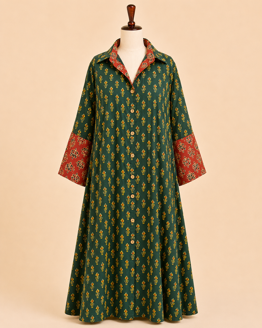 Modal Silk Shirt Kaftan