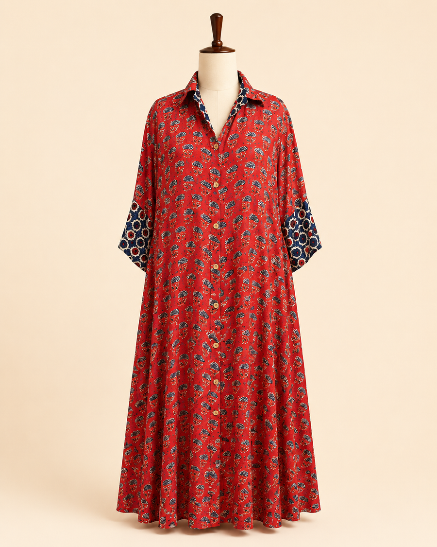 Modal Silk Shirt Kaftan