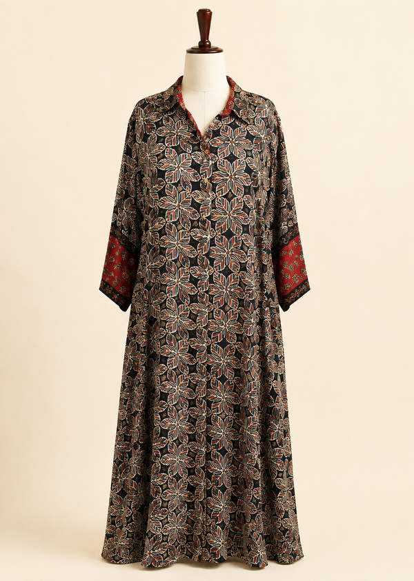 Modal Silk Shirt Kaftan