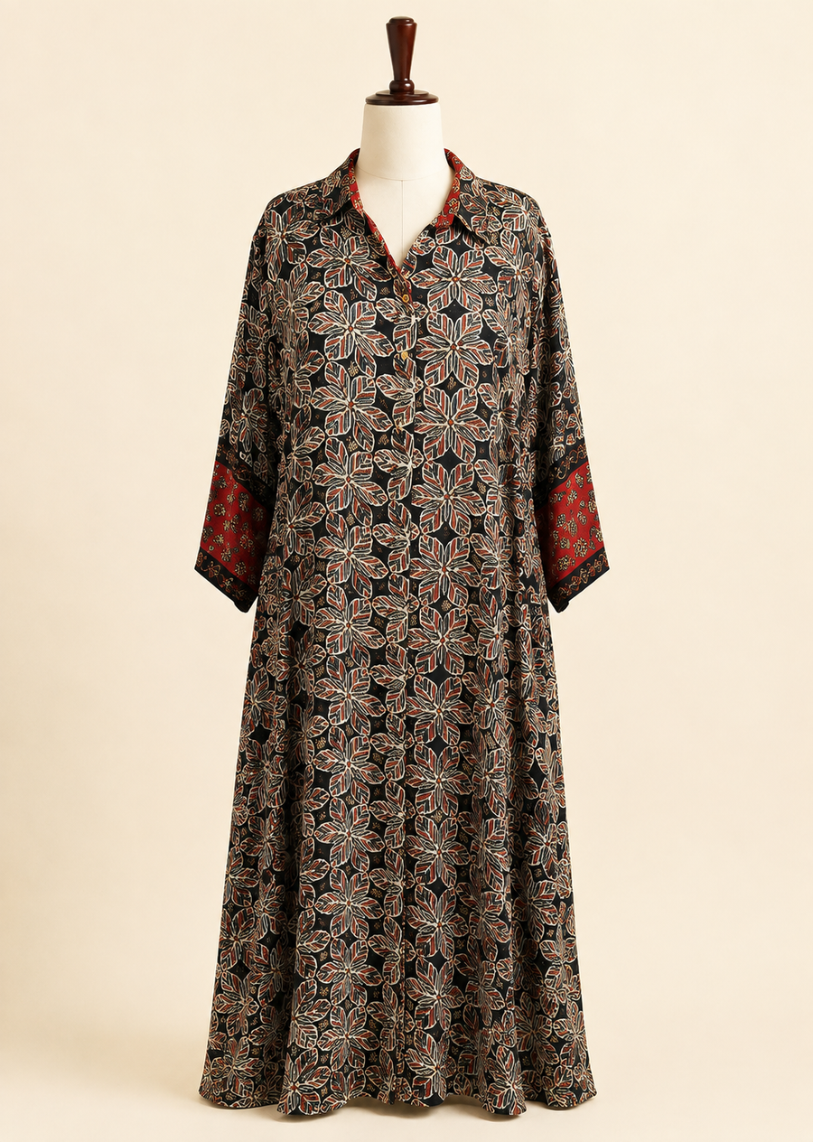 Modal Silk Shirt Kaftan