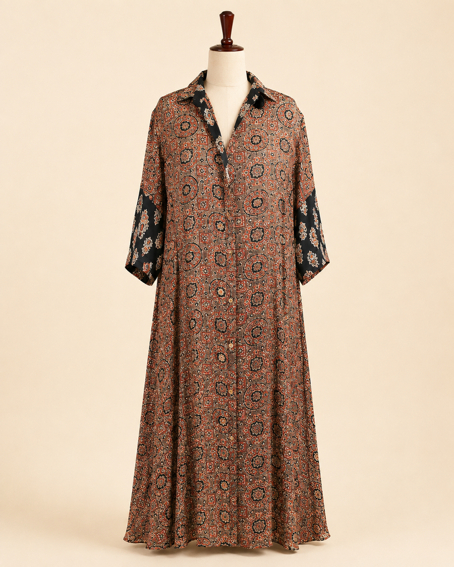 Modal Silk Shirt Kaftan
