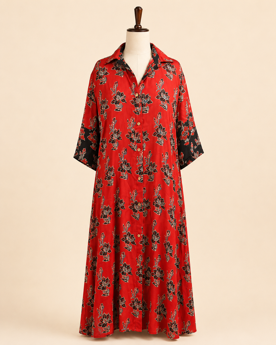 Modal Silk Shirt Kaftan