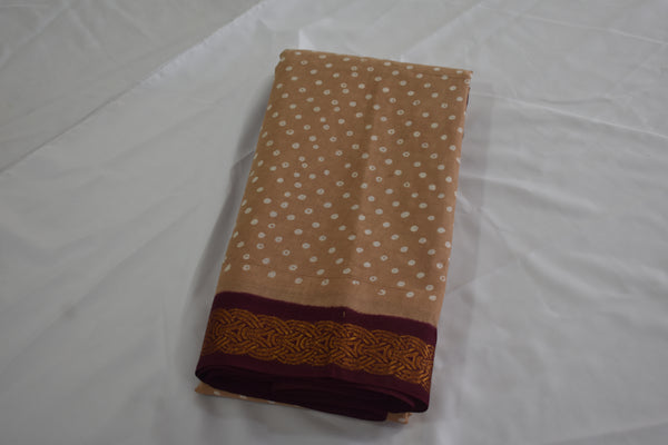 Wax Dotted Madurai Sungudi Saree