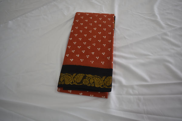 Wax Dotted Madurai Sungudi Saree