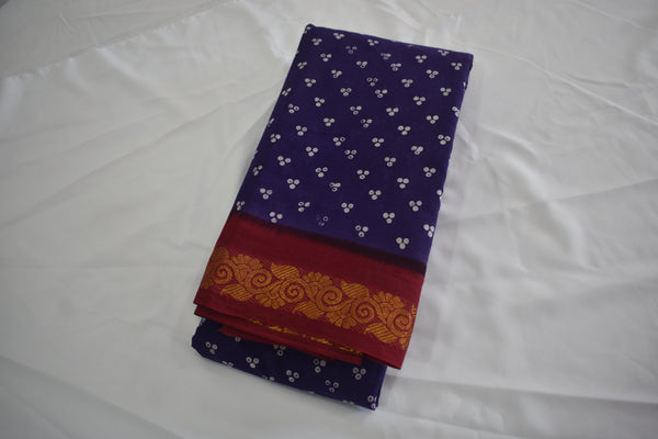 Wax Dotted Madurai Sungudi Saree