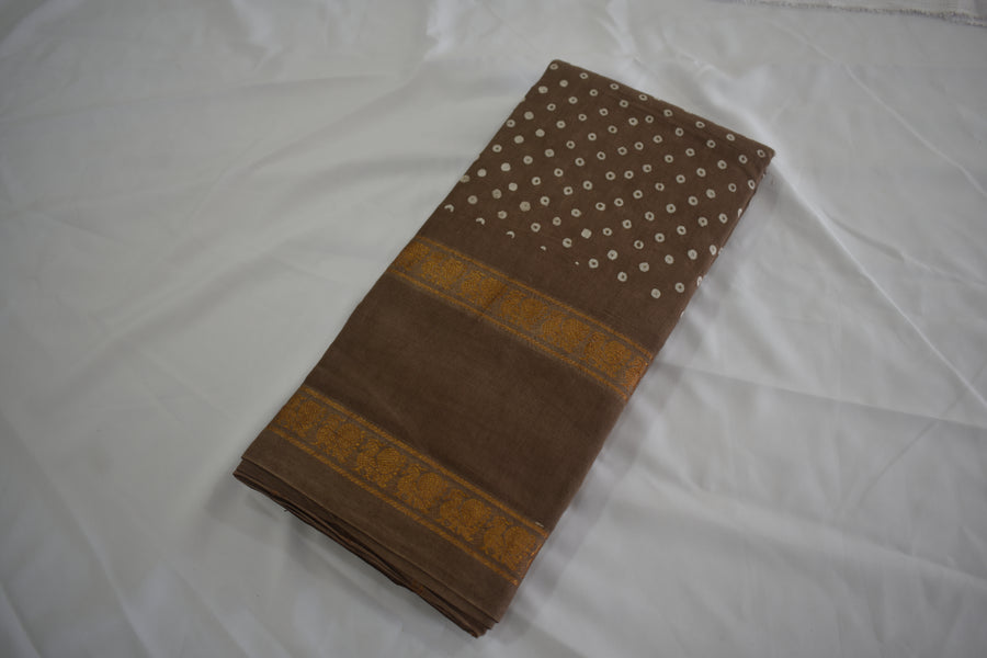 Wax Dotted Madurai Sungudi Saree