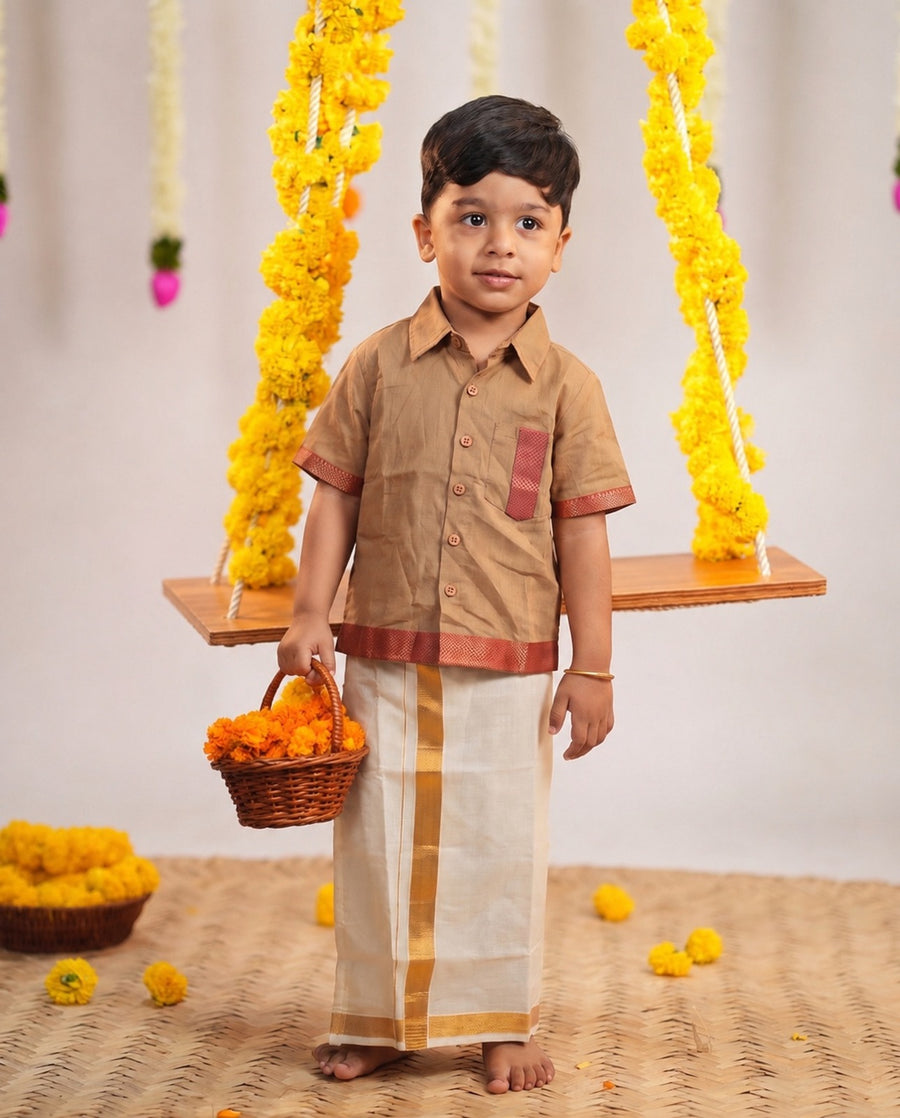 Vedan Sand Mangalagiri Shirt