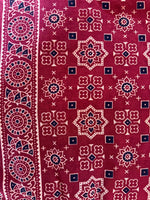 Ajrakh Veg Print Running Fabrics