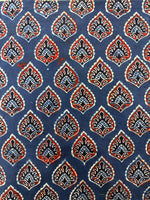 Ajrakh Blockprint Natural Running Fabrics