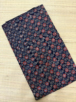 Ajrakh Blockprint Natural Running Fabrics