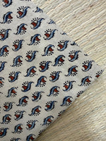 Ajrakh Blockprint Natural Running Fabrics