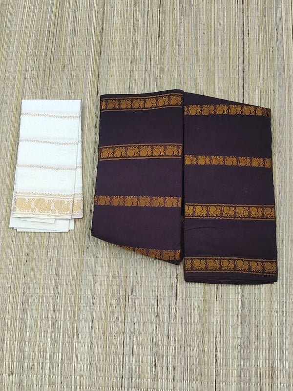 Mayil Ejaman Border Saree