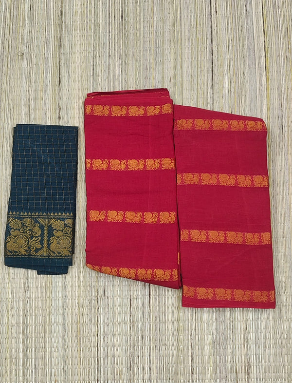 Mayil Ejaman Border Saree