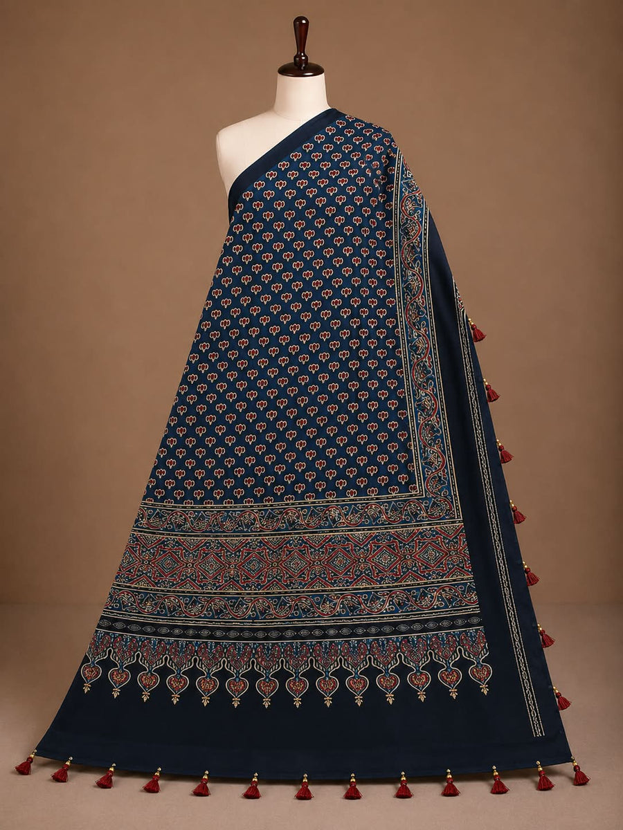 Ajrakh Modal Dupatta