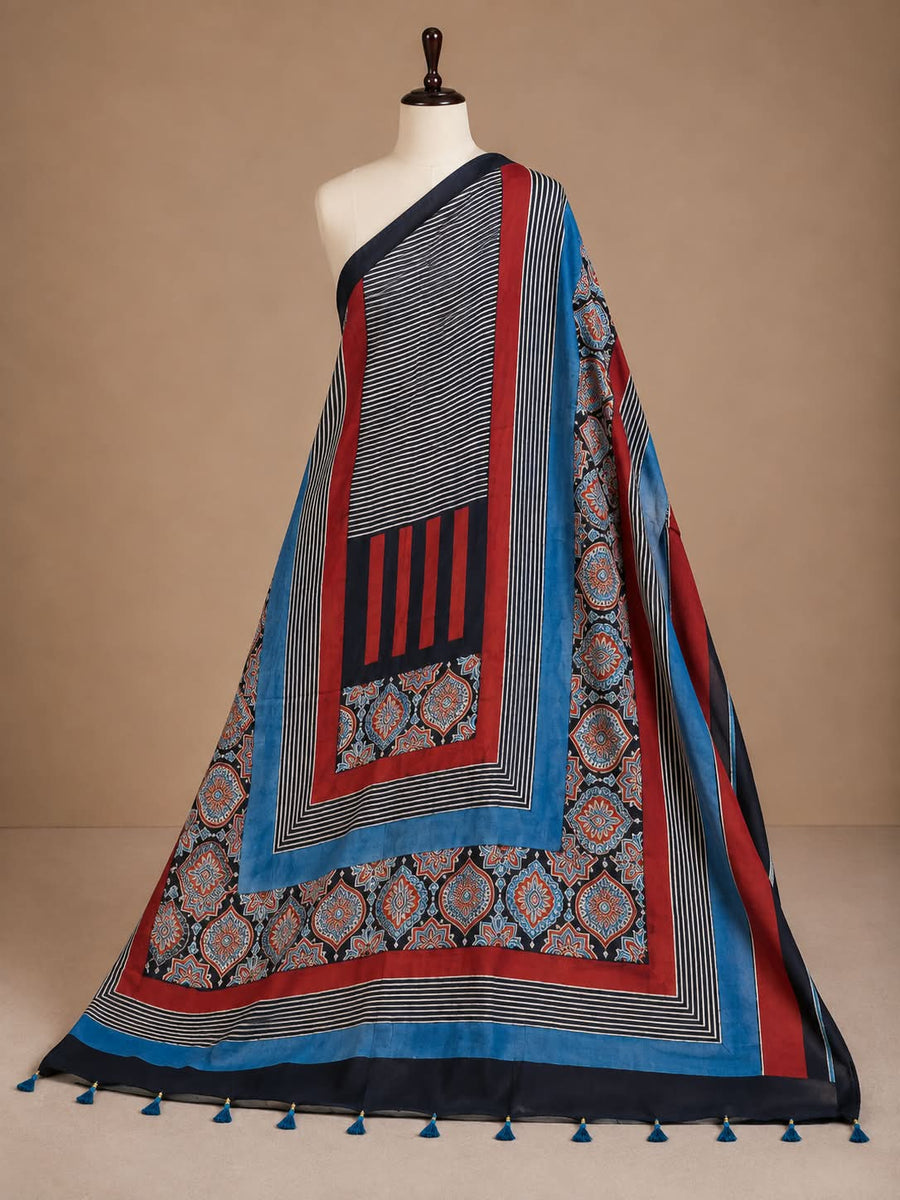 Ajrakh Modal Dupatta