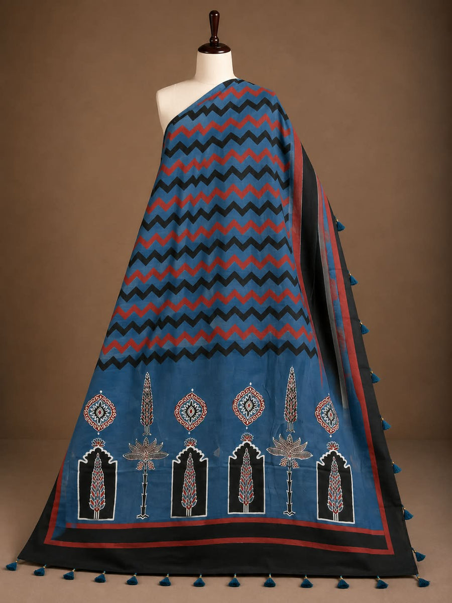 Ajrakh Modal Dupatta