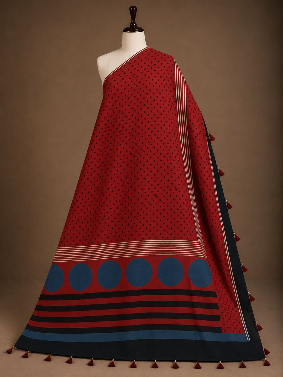 Ajrakh Modal Dupatta