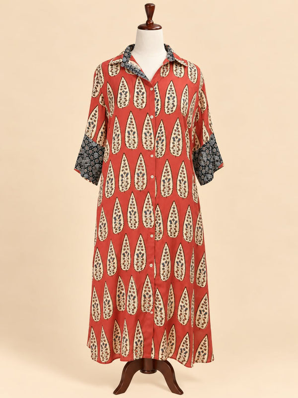 Modal Silk Shirt Kaftan