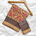 Block Print Maheshwari Saree
