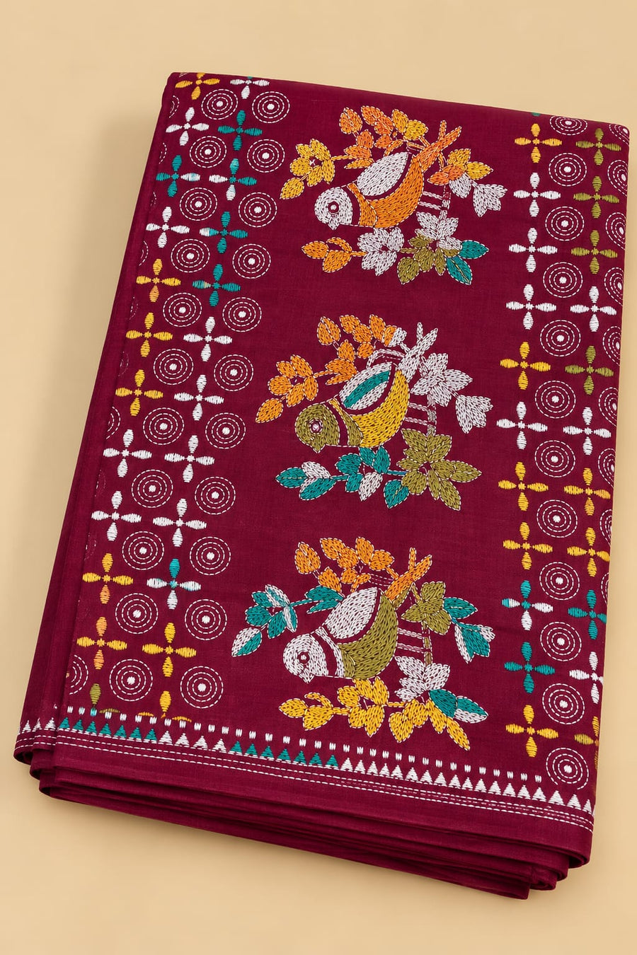 Kesh Kantha Cotton Saree