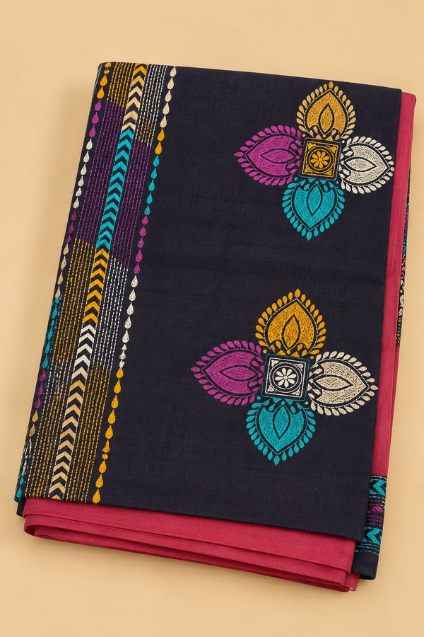 Kesh Kantha Cotton Saree