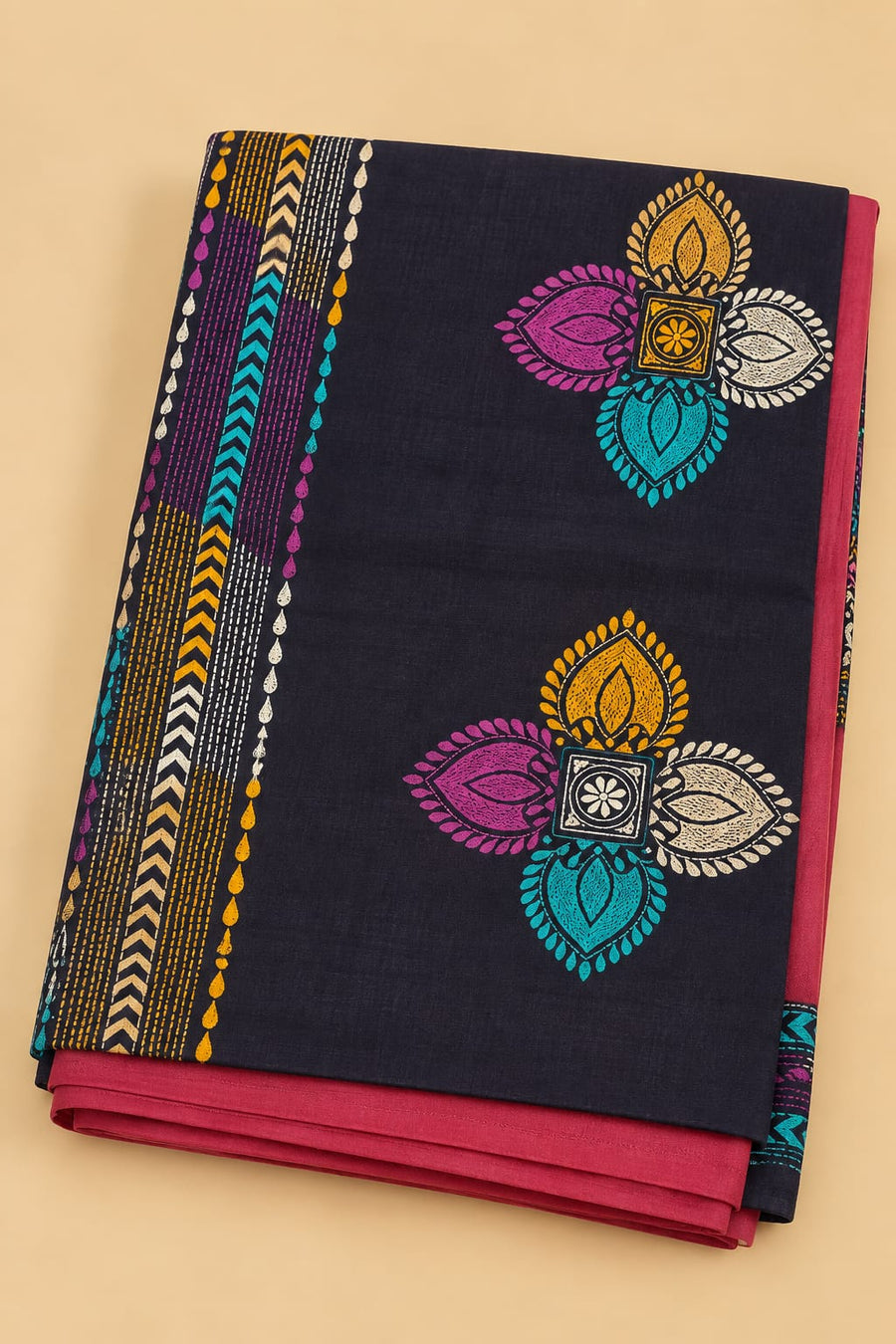 Kesh Kantha Cotton Saree