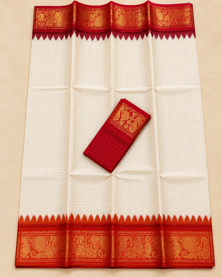Madurai Sungidi Ganga Yamuna Border Sarees
