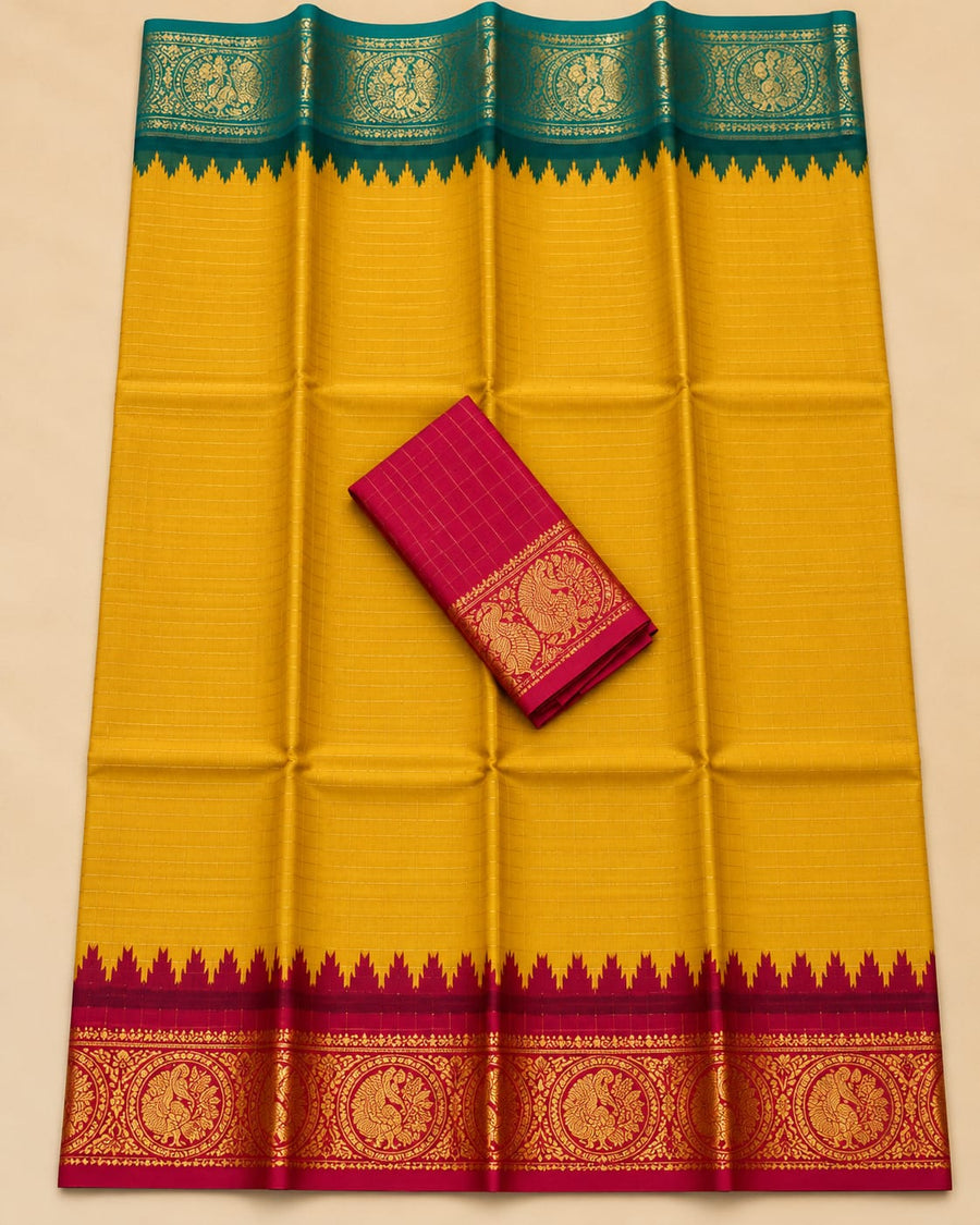 Madurai Sungidi Ganga Yamuna Border Sarees
