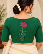 Lotus Mudra Blouse
