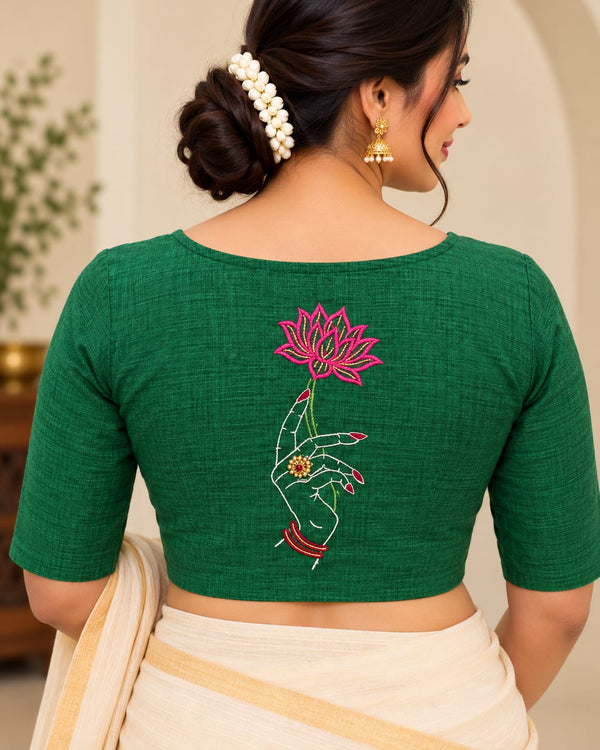 Lotus Mudra Blouse