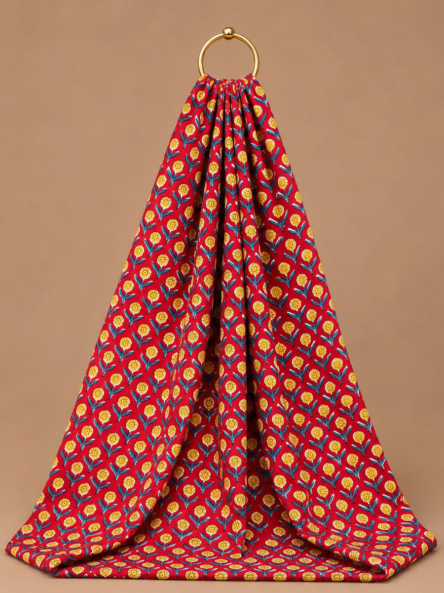 Sanganeri Cotton Running Fabrics