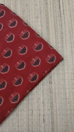 Ajrakh Veg Print Running Fabrics