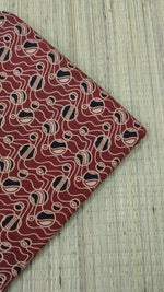 Ajrakh Veg Print Running Fabrics