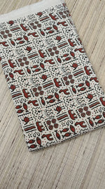 Ajrakh Veg Print Running Fabrics