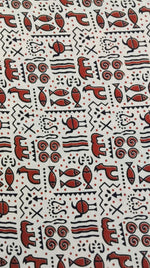 Ajrakh Veg Print Running Fabrics