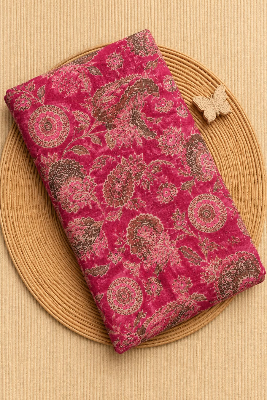 Mogra Chanderi Running Fabric
