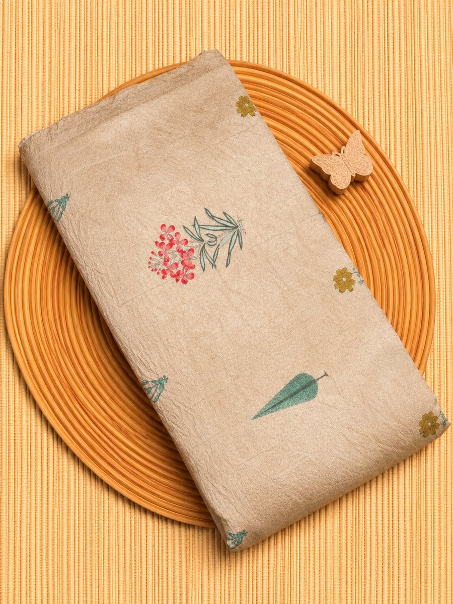 Mogra Chanderi Running Fabric